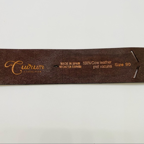 Cuirum Barcelona Designer Leather belt Spain